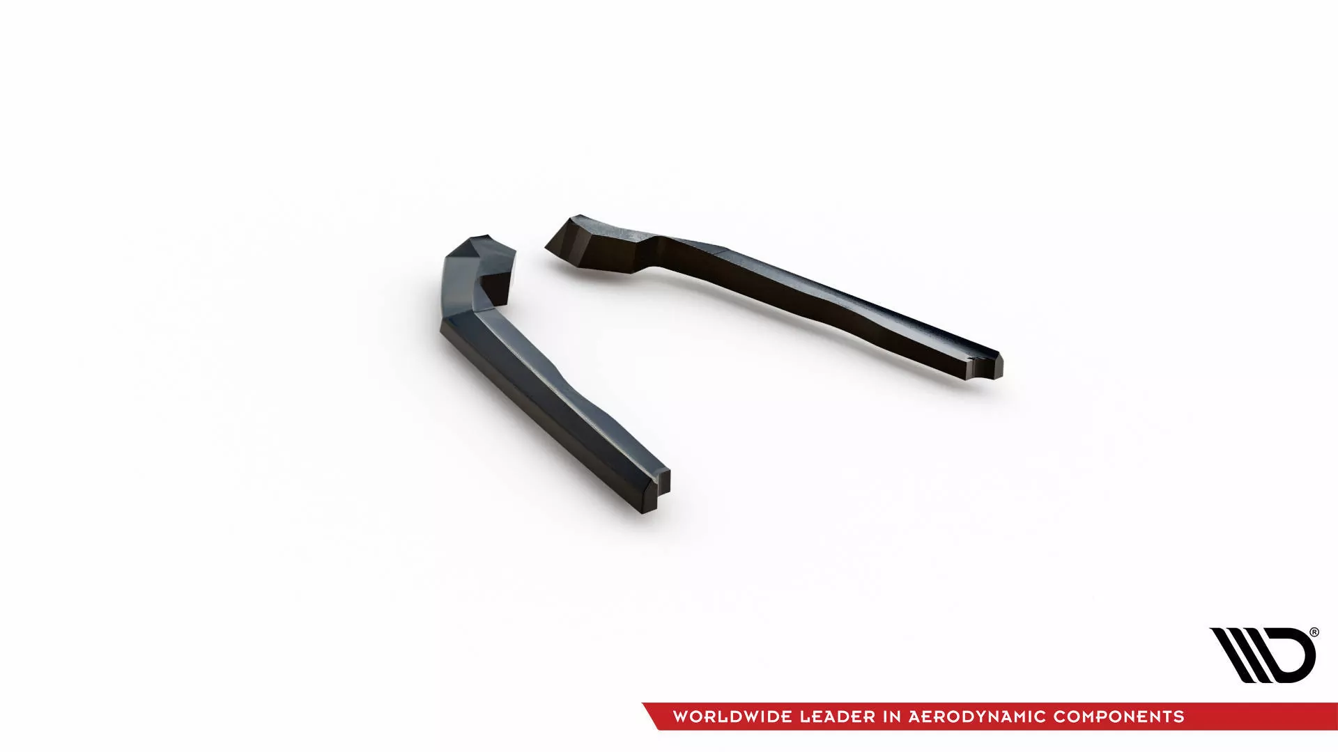 Heck Ansatz Flaps Diffusor V.1 Für BMW 2 Coupe G42 Schwarz Hochglanz