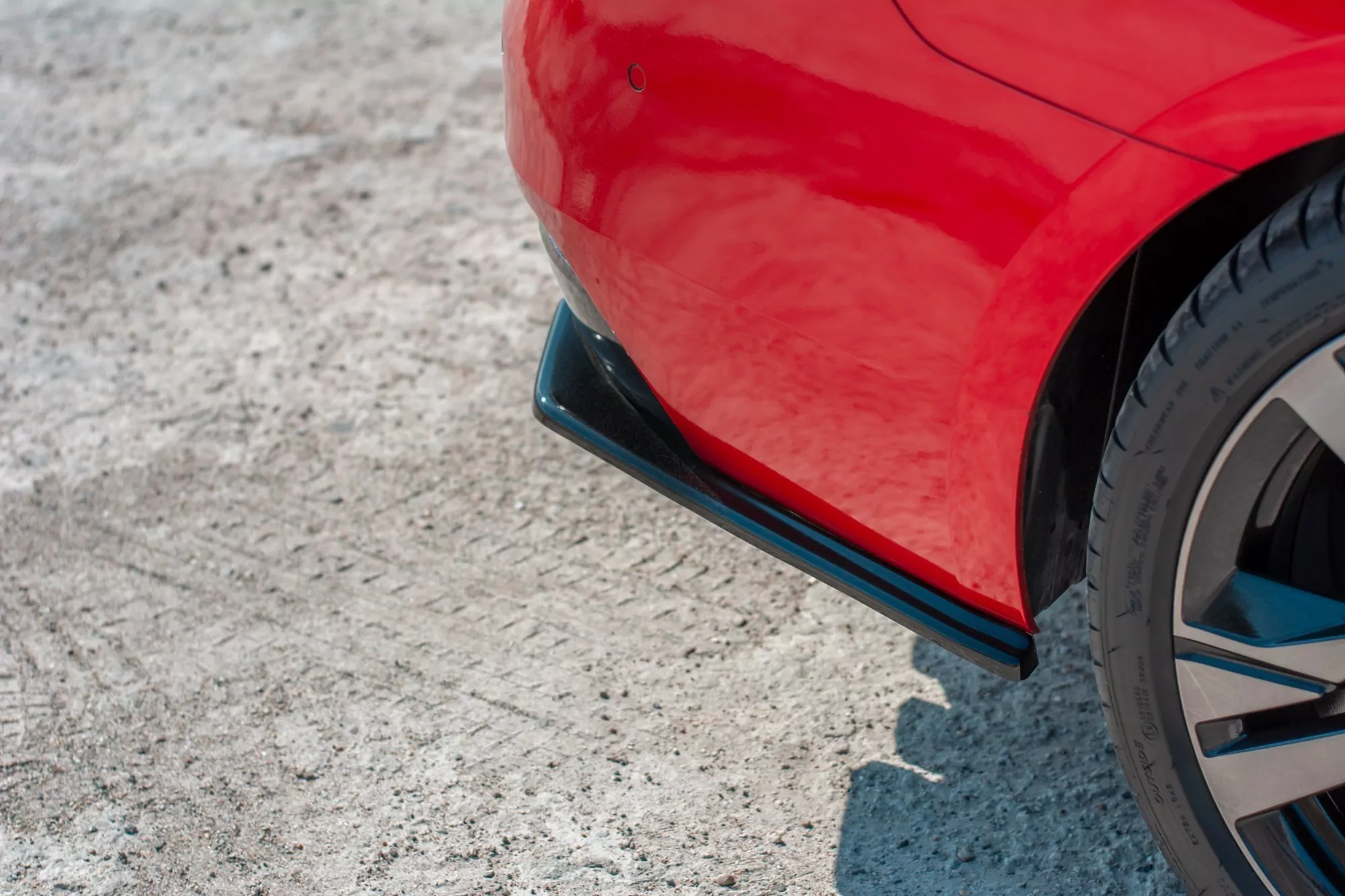 Heck Ansatz Flaps Diffusor Passend Für Diffusor Passend Für Peugeot 508 SW Mk2 Schwarz Hochglanz Schwarz Hochglanz