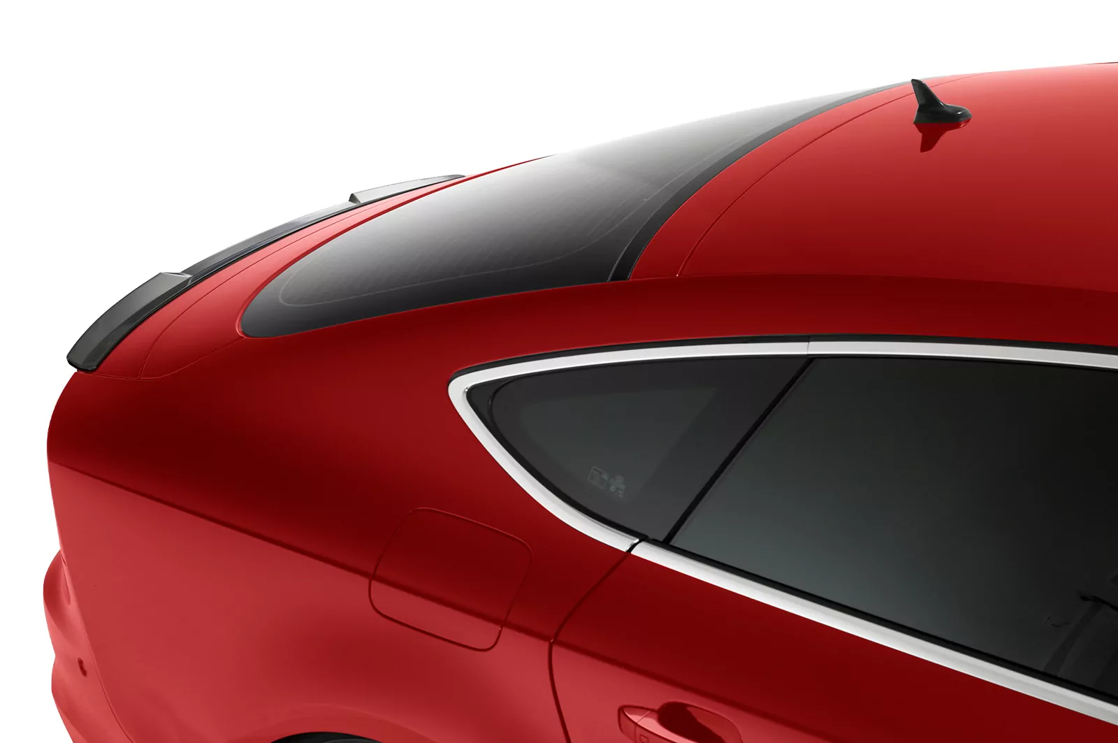 Heckflügel mit ABE für Audi A7 / S7 C7 (4G) Sportback HF890 Schwarz Strukturiert