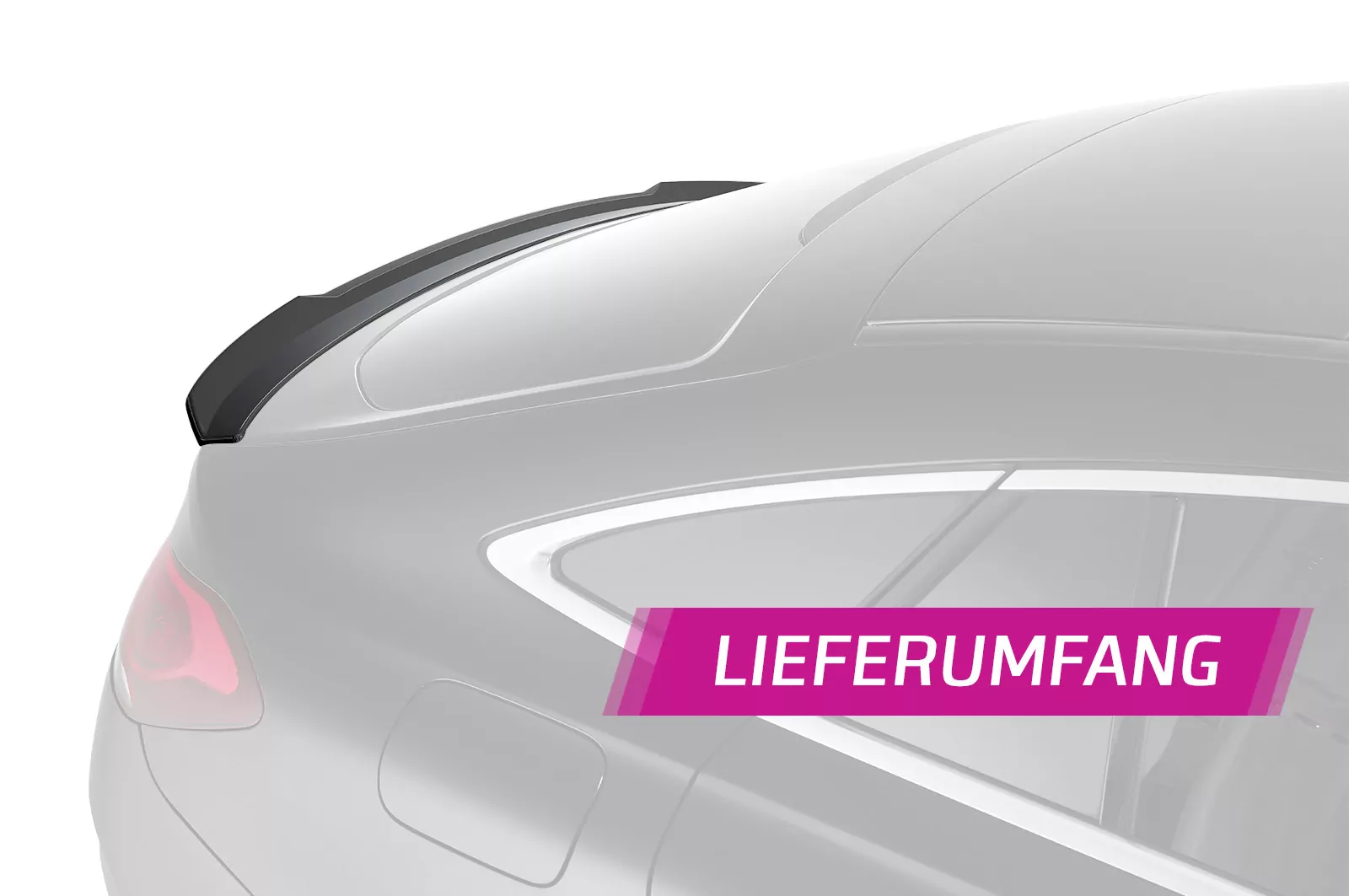 Heckflügel mit ABE für Mercedes Benz GLE C167 HF802-M Carbon Look (matt)