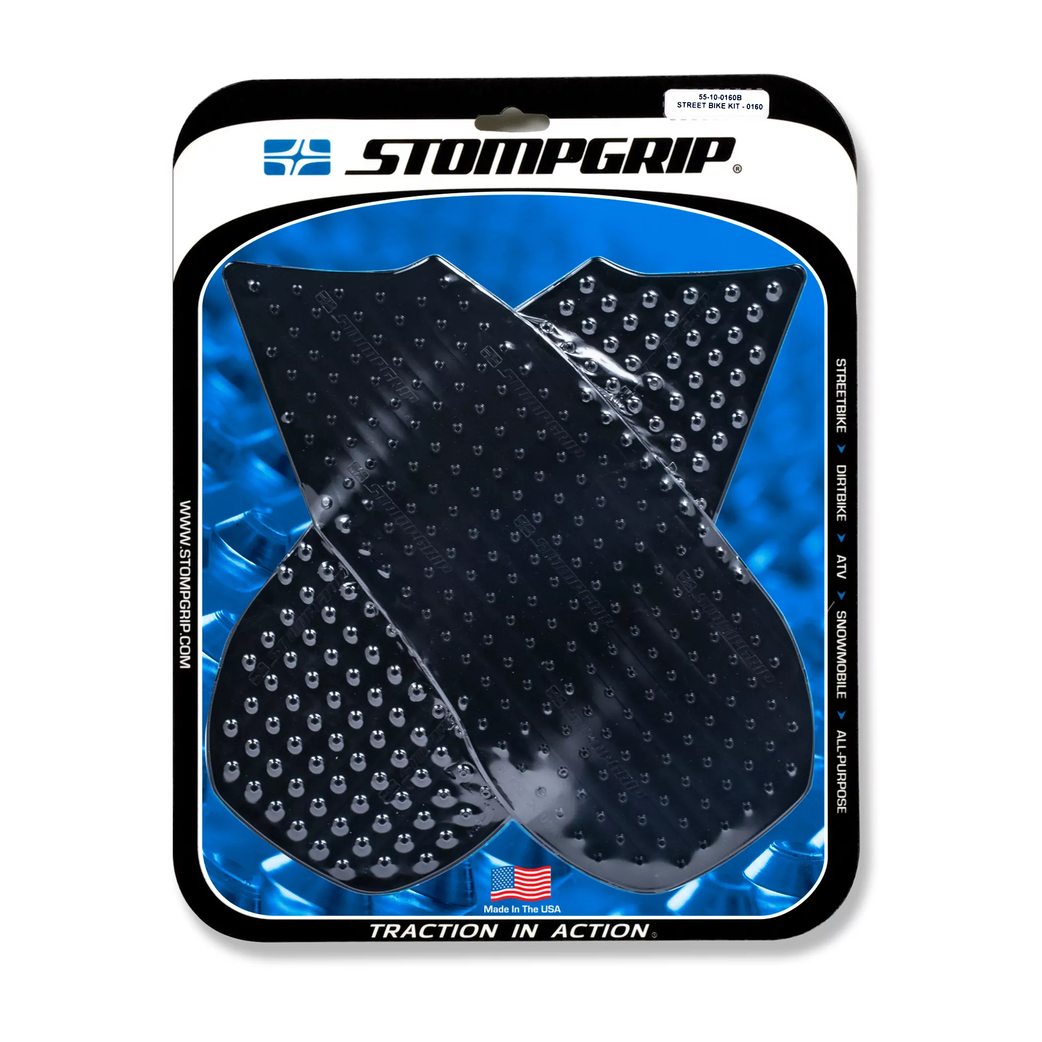 Stompgrip Traction Pad Volcano für Honda CB1000 R 18-22 Schwarz