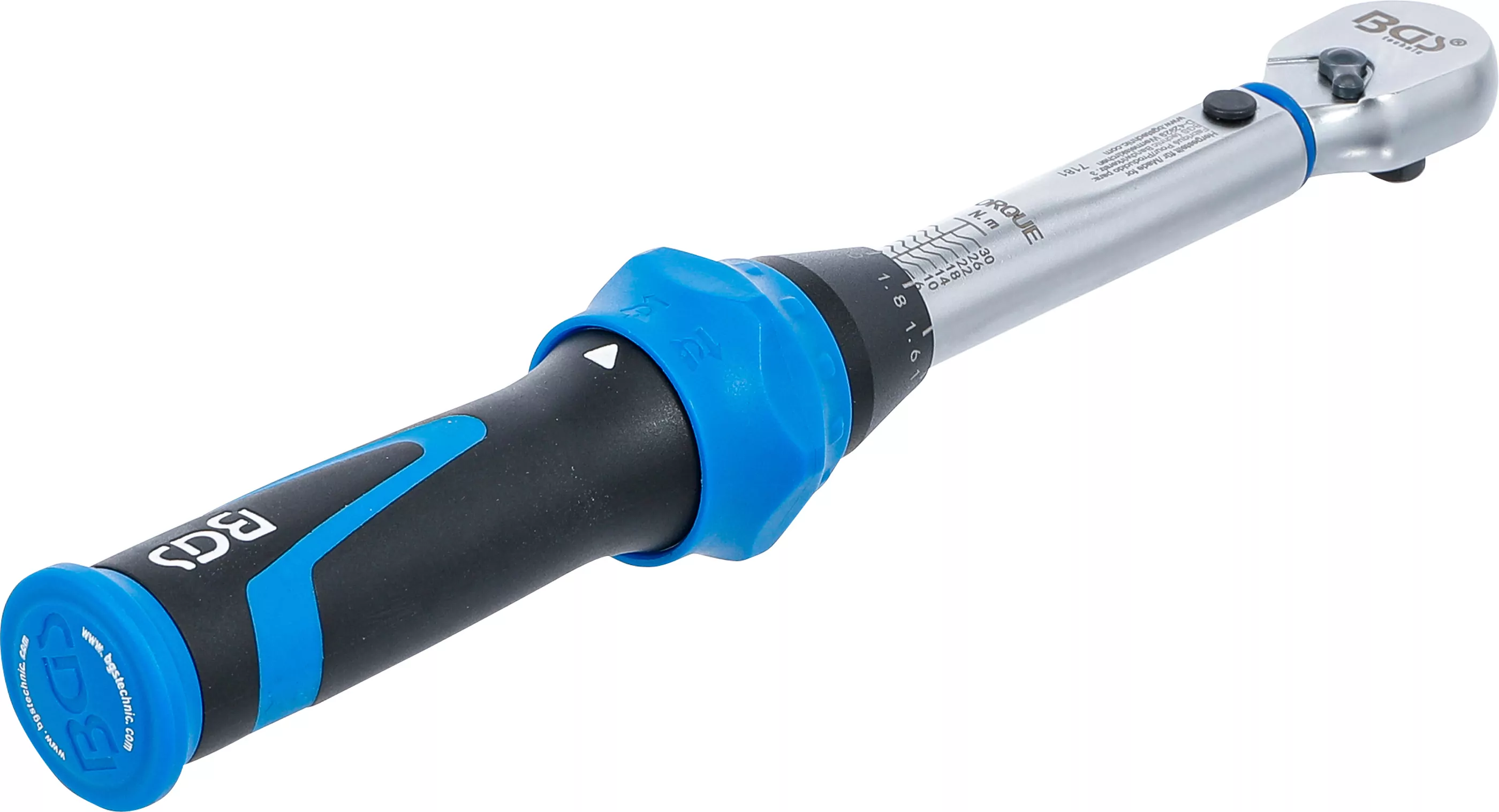 Drehmomentschlüssel | Abtrieb Außenvierkant 6,3 mm (1/4") | 6 - 30 Nm