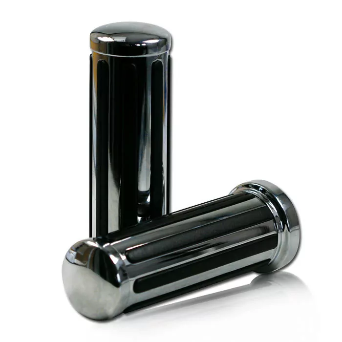 Chrom Rillen Griff Länge: 130 mm | geschlossen | 7/8"-22 mm