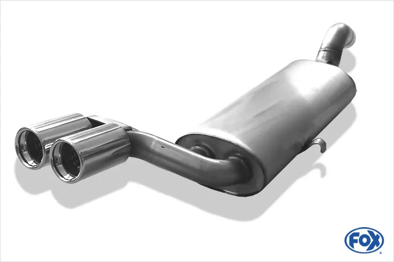 Audi 80/90 Typ 81  Endschalldämpfer - 2x76 Typ 13