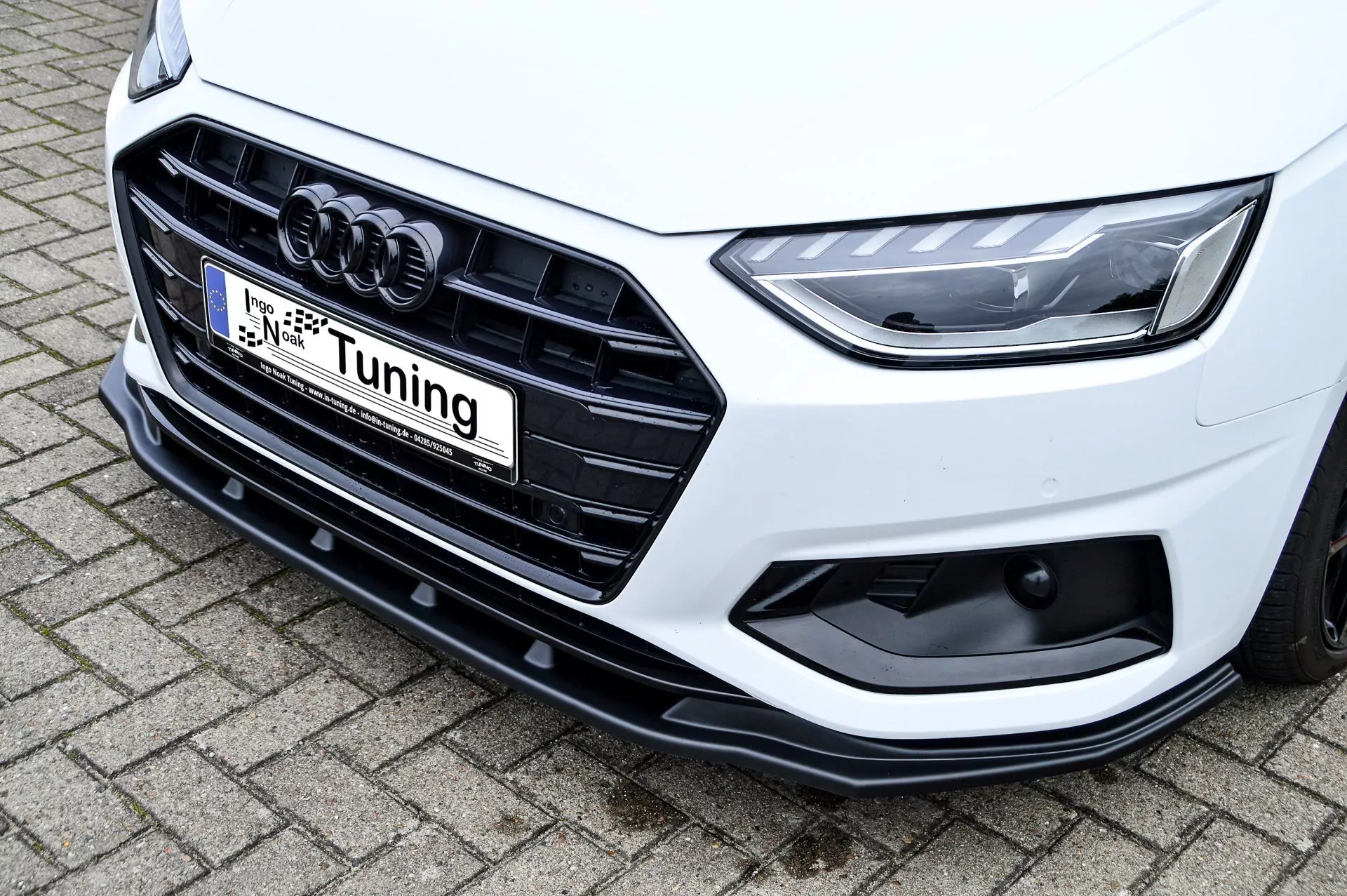 Cup Frontspoilerlippe für Audi A4 B9 Facelift ab Bj. 2019-