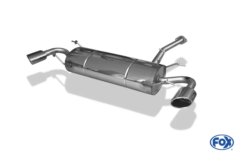 Mazda RX8  Endschalldämpfer quer Ausgang rechts/links - 115x85 Typ 38 rechts/links