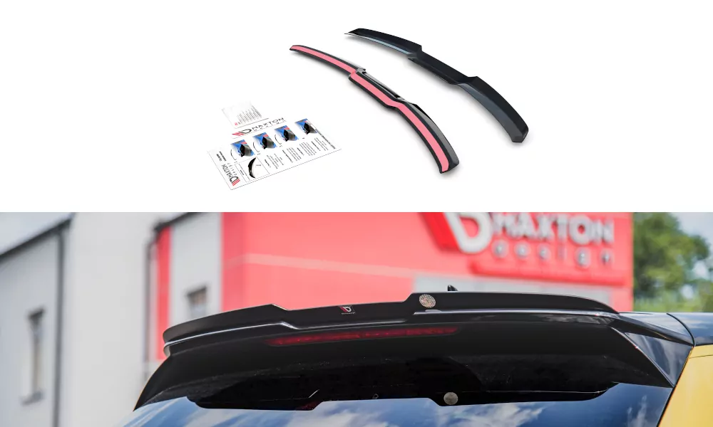 Spoiler CAP Passend Für Audi A1 S-Line GB Schwarz Hochglanz