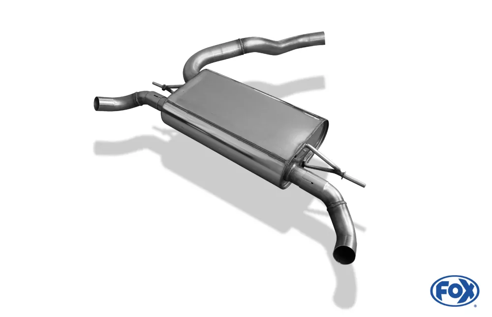 Renault Clio IV RS  Endschalldämpfer quer Ausgang rechts/links - 1x50 rechts/links für Serienschürze (Endrohre nicht sichtbar)