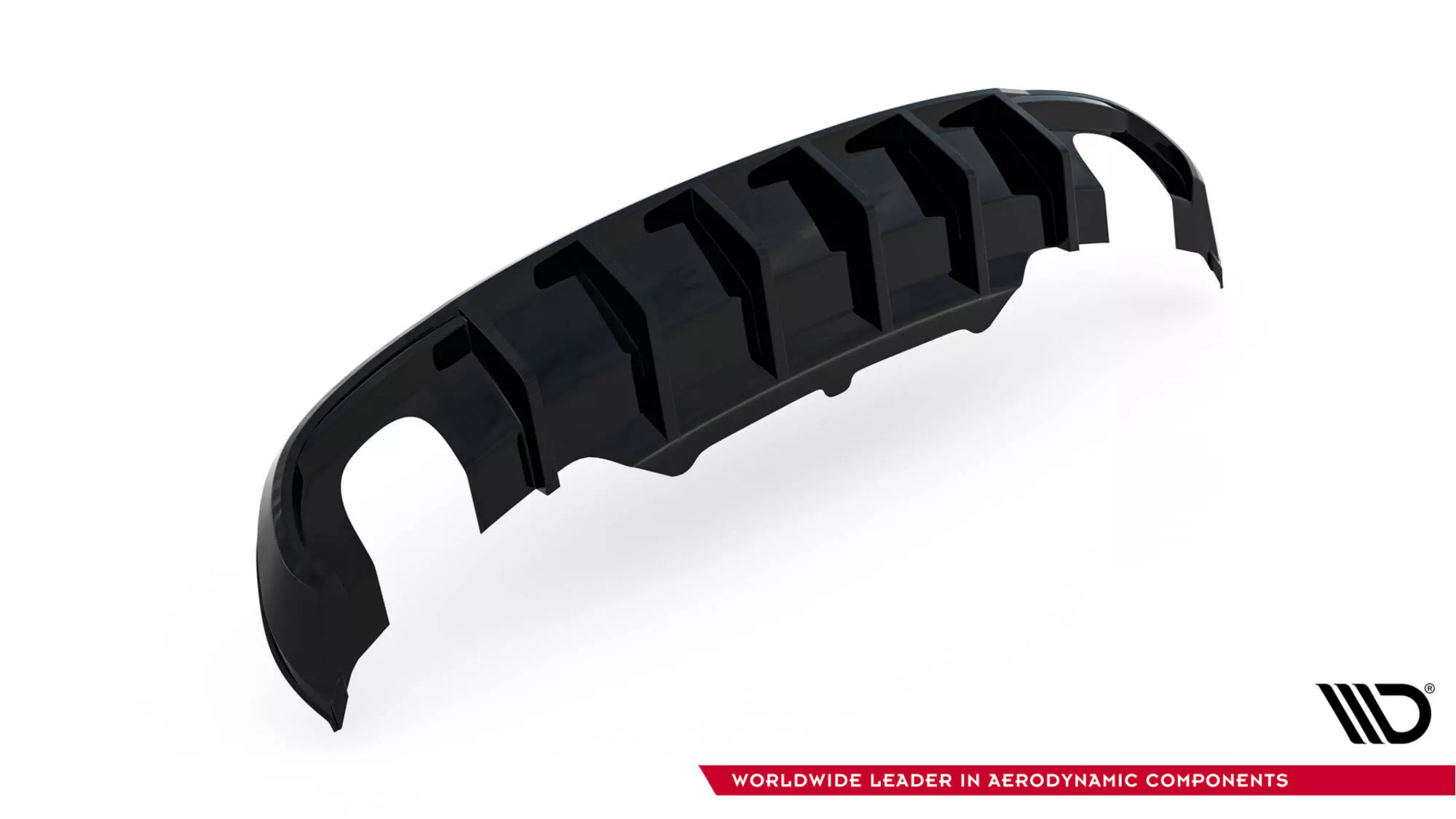 Diffusor Heck Ansatz Für Audi A5 Coupe / Cabrio S-Line 8T (Version Mit Einzelauspuff Auf Beiden Seiten)