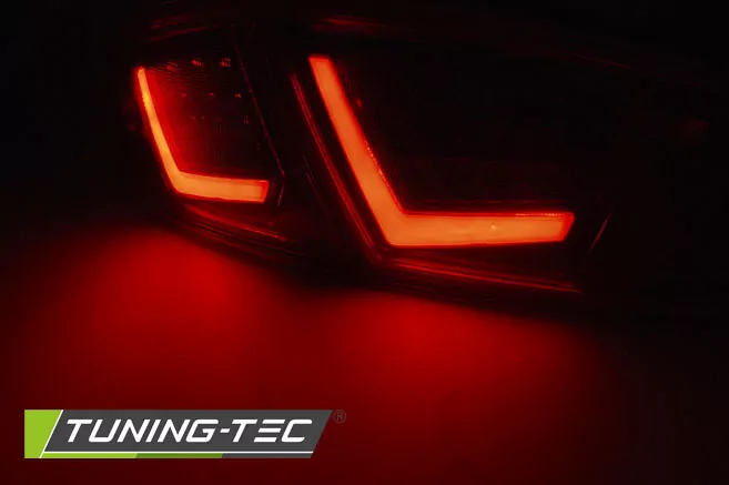 Led Bar Tail Lights Red Smoke Fits Seat Leon 03.09-12