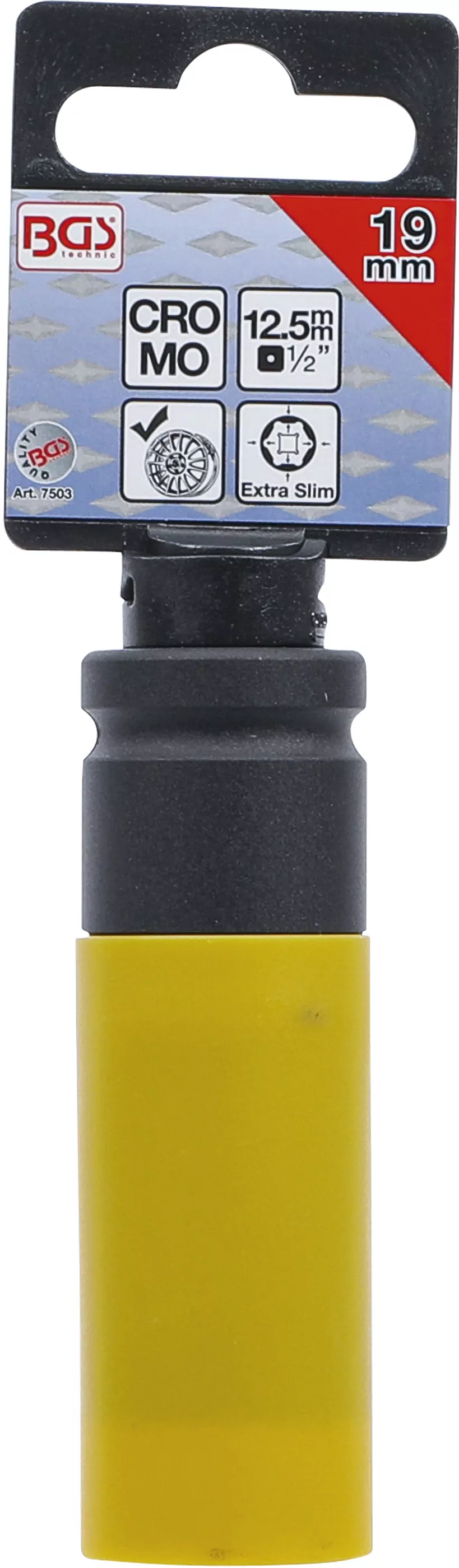 Kraft-Schoneinsatz | Ultra Slim | Antrieb Innenvierkant 12,5 mm (1/2") | SW 19 mm