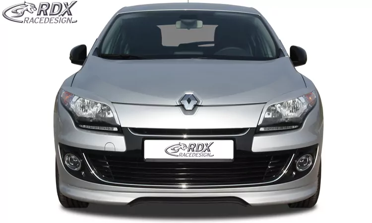 RDX Frontspoiler für RENAULT Megane 3 Limousine / Grandtour (2012+) Frontlippe Front Ansatz Spoilerlippe