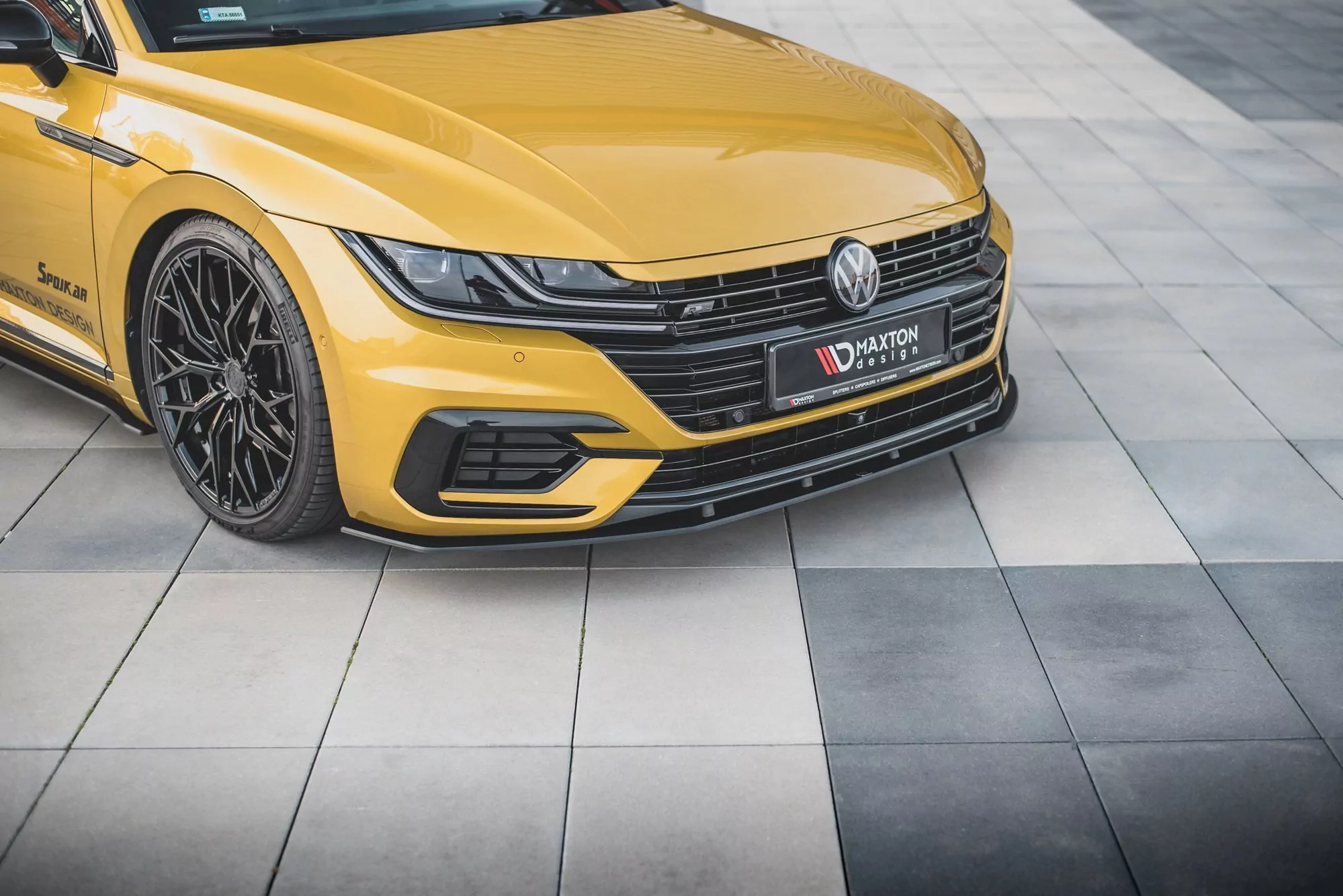 Robuste Racing Front Ansatz Für Passend Für Volkswagen Arteon R-Line