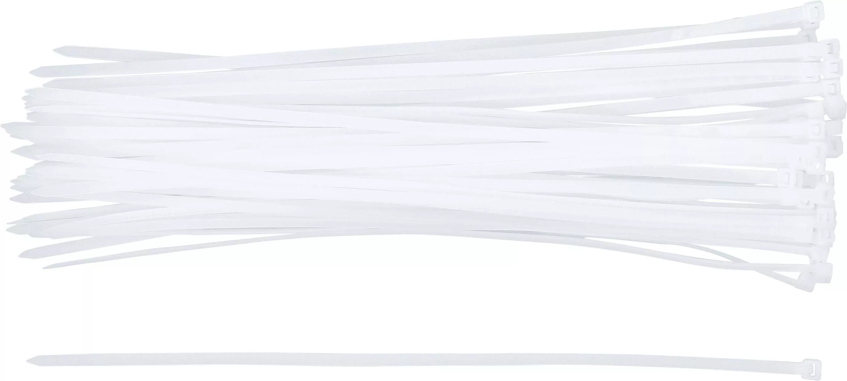 Kabelbinder-Sortiment | weiß | 4,8 x 300 mm | 50-tlg.