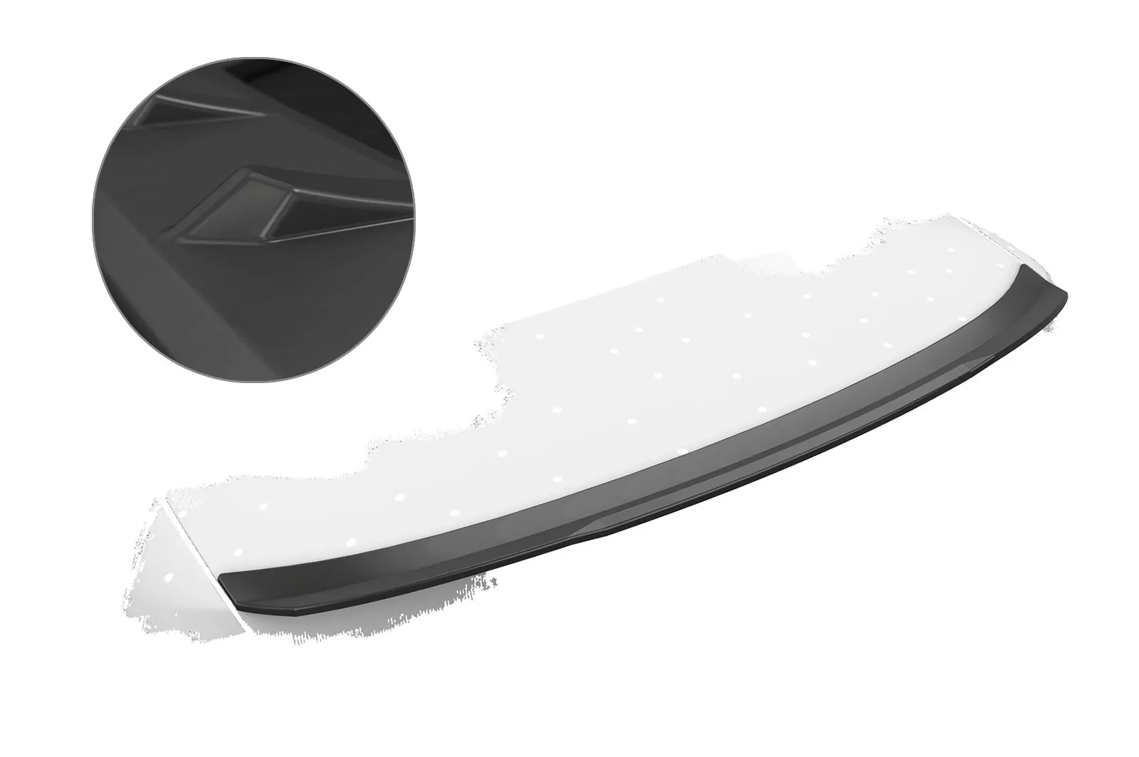 Heckflügel mit ABE für BMW 1er E82 / E88 Lackierfreundlich (schwarz matt)