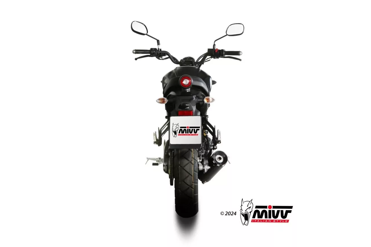 MIVV HR-1 Edelstahl Schwarz YAMAHA XSR 125 2022-2024