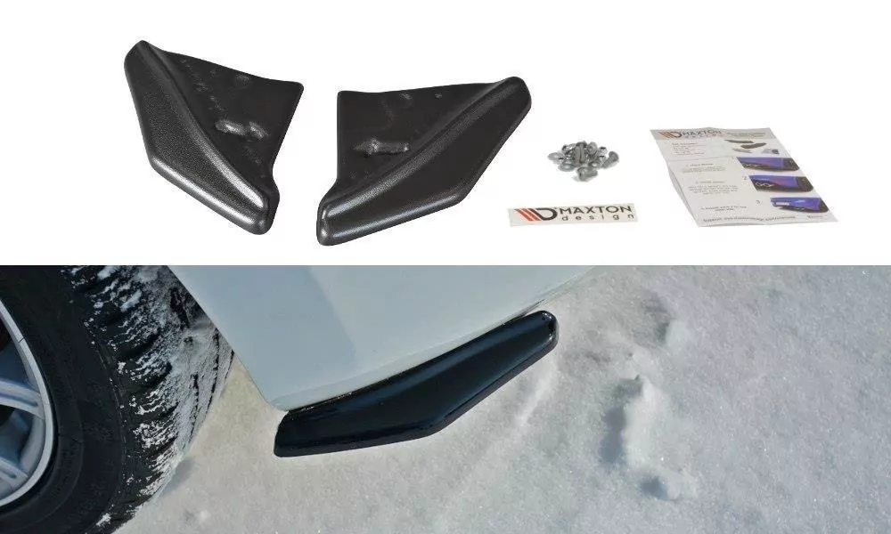 Heck Ansatz Flaps Diffusor Passend Für Diffusor Passend Für KIA CEE"D / PRO CEE"D GT MK2 Schwarz Hochglanz Schwarz Hochglanz