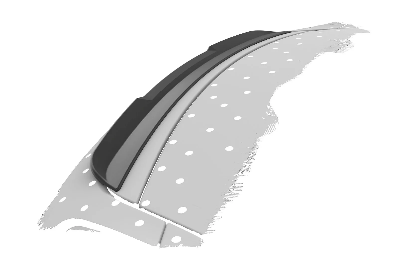 Heckflügel für Porsche Boxster 987 / Cayman 987 Facelift HF778-M Carbon Look (matt)