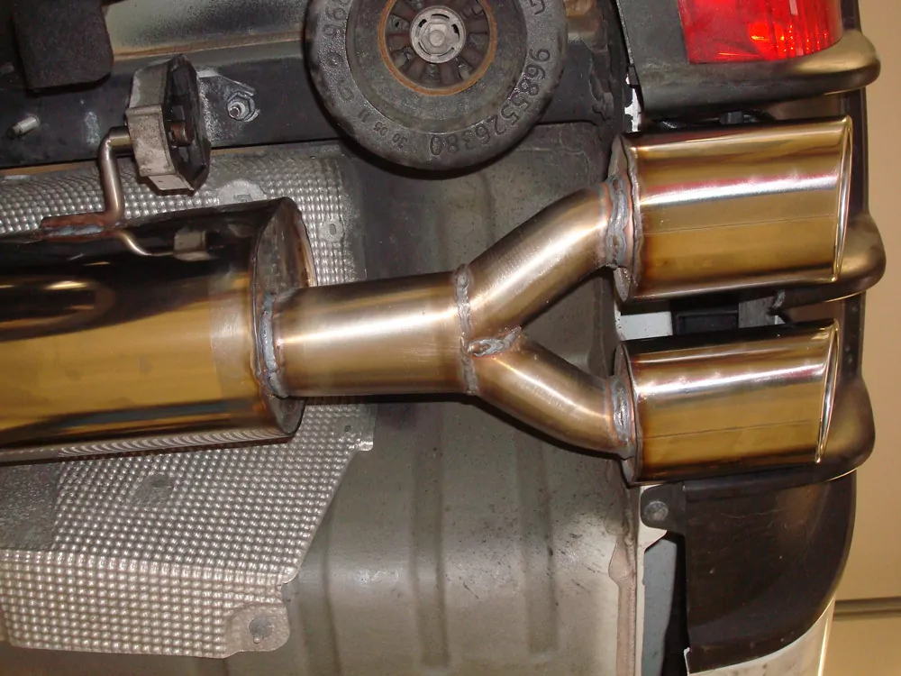 Peugeot 308cc  Endschalldämpfer - 2x106x71 Typ 32