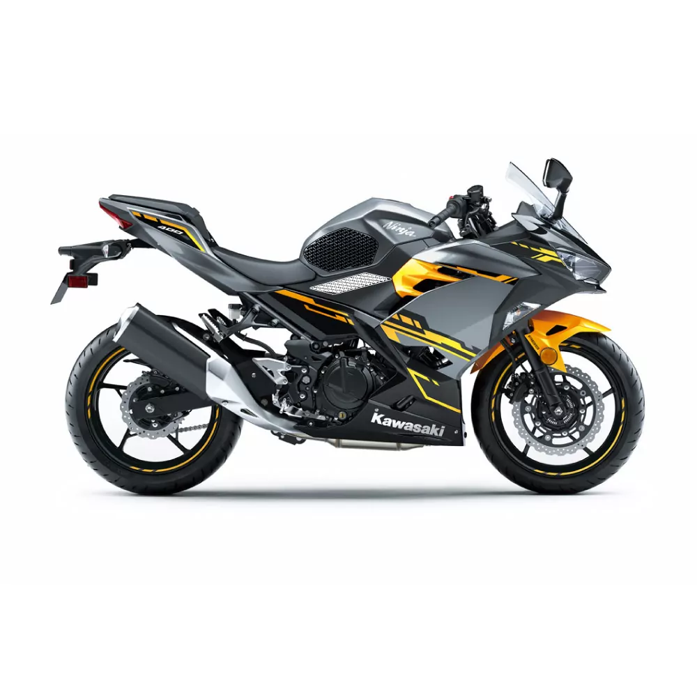 Stompgrip Traction Pad Icon für Kawasaki Ninja 400 18-22 Hybrid