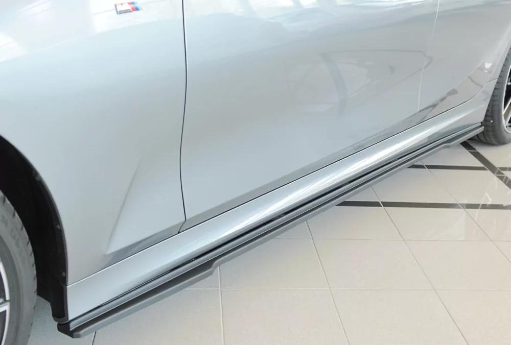 Rieger Seitenschweller links ansatz matt schwarz für BMW 3er G21  (G3K) Touring 07.22- (ab Facelift) LCI