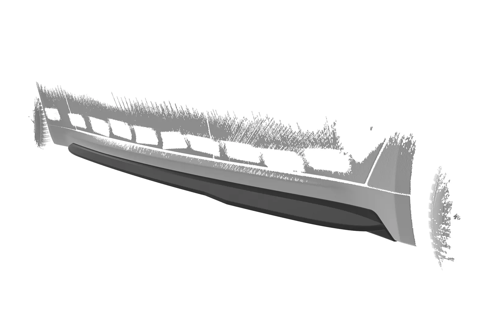 Seitenschweller für Alfa Romeo Giulia (Typ 952) SS567 Schwarz Strukturiert