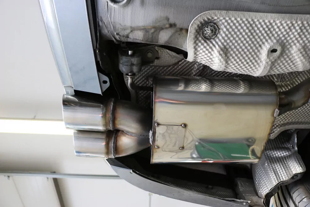 Seat Leon 5F ST - Starre Hinterachse  Endschalldämpfer rechts/links - 2x90 Typ 25 rechts/links