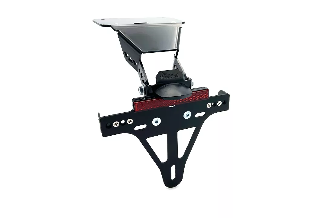 alpha Technik Kennzeichenhalter für Yamaha YZF-R3 / YZF-R3A / MT-03 / MTN320-A Modelljahr 2015-