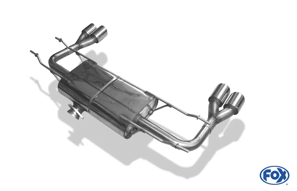 Fiat 124 Spider Abarth Endrohre rechts/links - 2x100 Typ 25 rechts/links passend an den originalen Endschalldämpfer