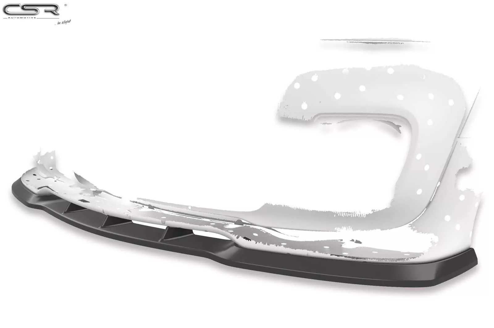 Cup-Spoilerlippe mit ABE für Mini R56 John Cooper Works CSR-CSL454-M Carbon Look (matt)