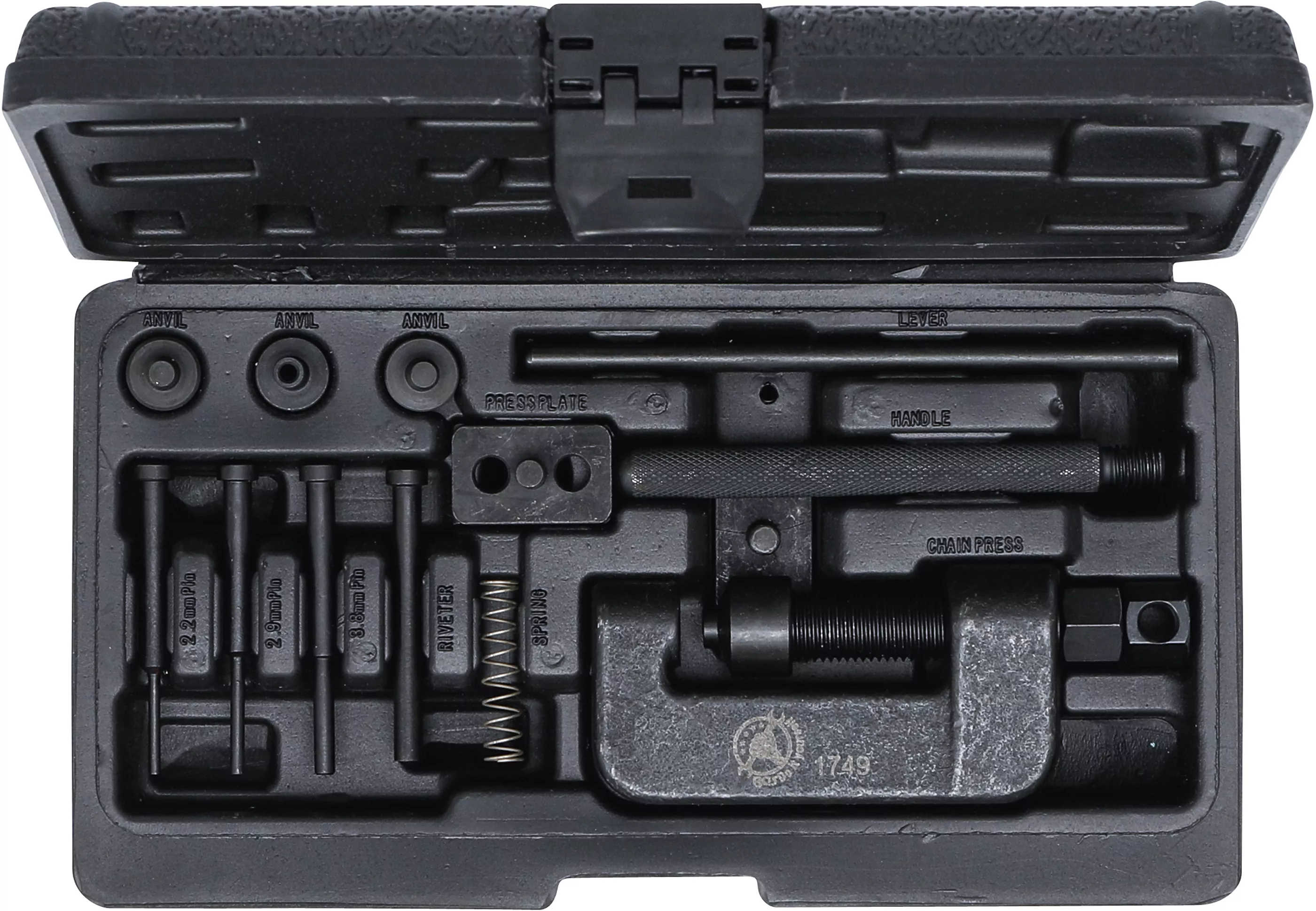 Trenn- und Nietwerkzeug für Motorradketten | Teilung 35 - 525