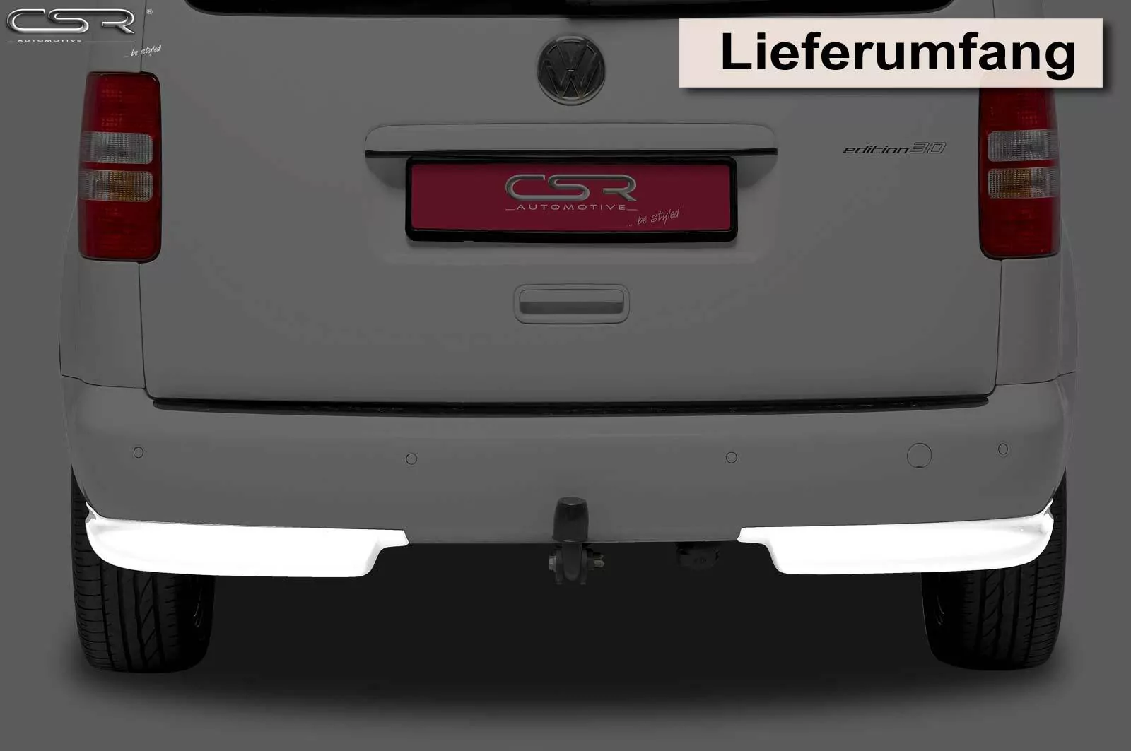 Heckansatz für VW Caddy 3 (Typ 2K) HA138