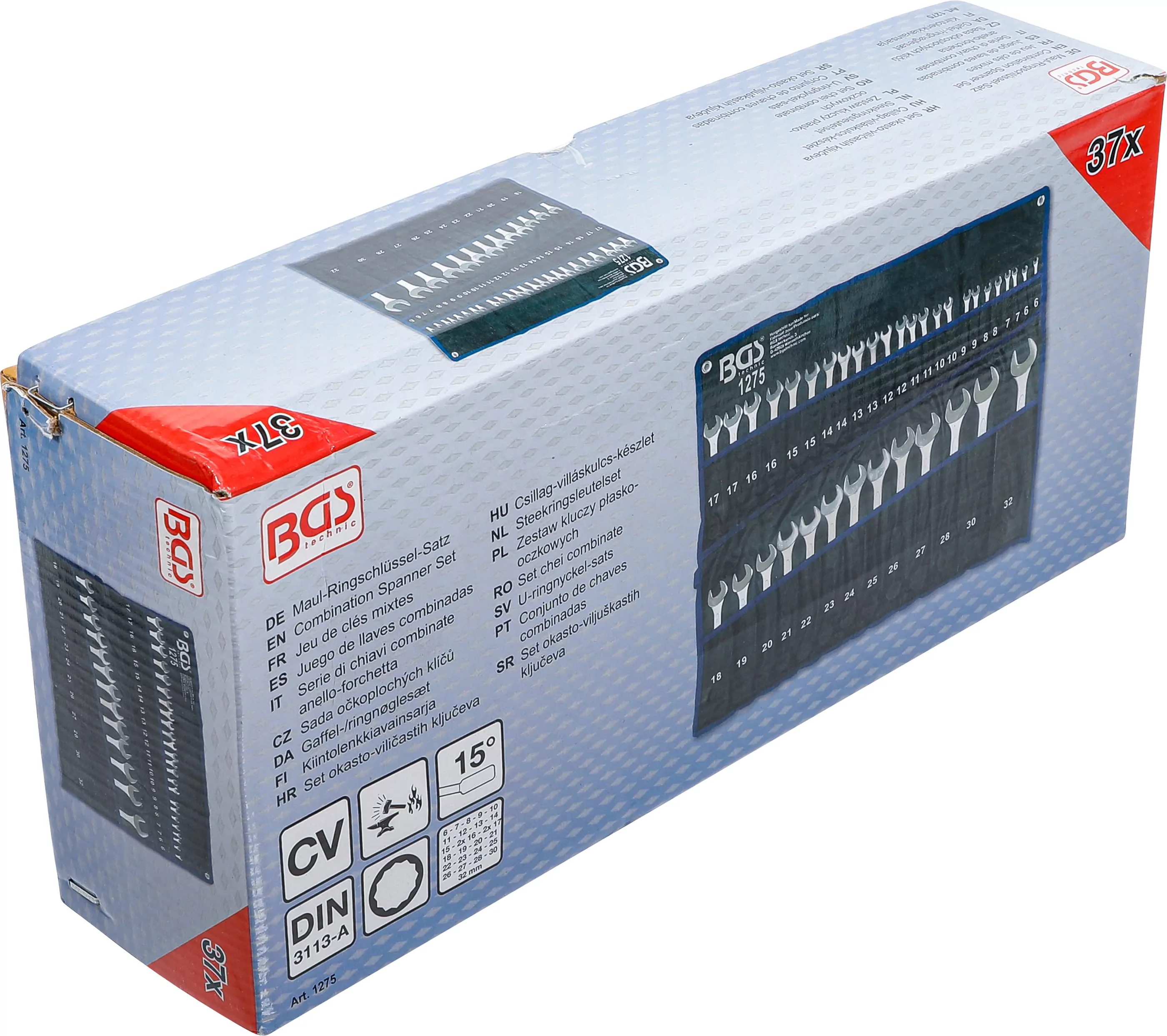 Maul-Ringschlüssel-Satz | SW 6 - 32 mm | 37-tlg.