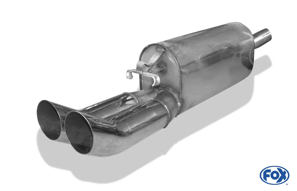 Opel Calibra A/ Calibra A 4x4  Endschalldämpfer Ø50mm - 2x76 Typ 18