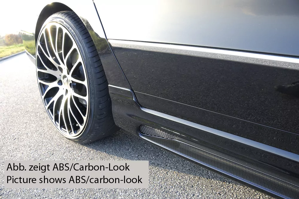 Rieger Seitenschweller rechts  matt schwarz für VW Passat (3C) Variant 08.10- (ab Facelift)