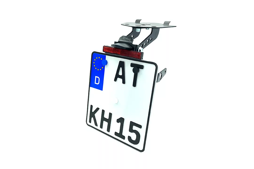 alpha Technik Edelstahl Kennzeichenhalter für BMW S1000RR; TYP 2R99; Modelljahr 2019-