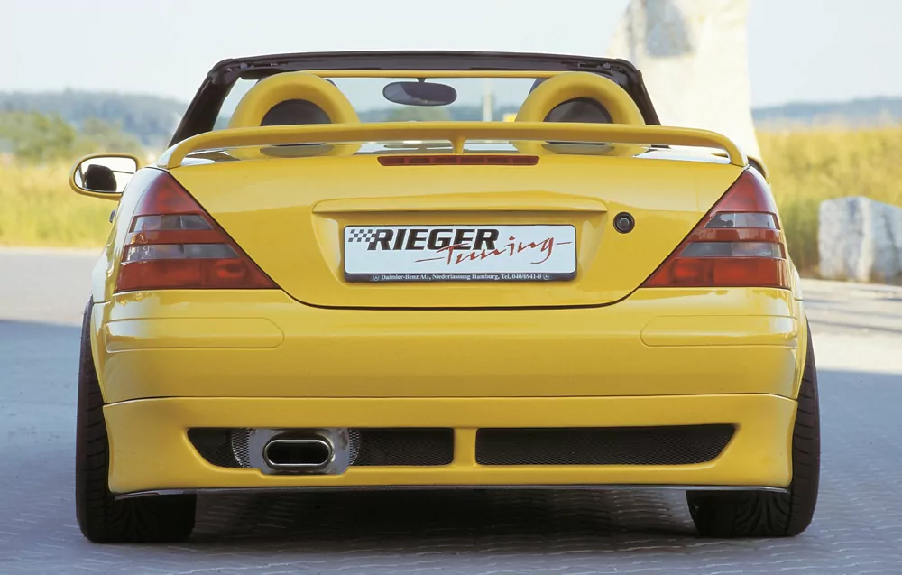 Rieger Heckflügel für Mercedes SLK (R170) -  01.01- carbon optik