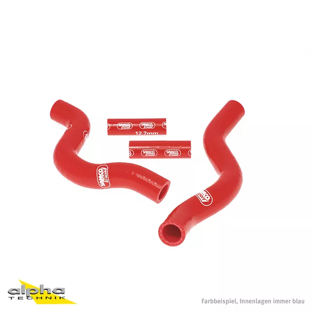 SAMCO SPORT Siliconschlauch Kit rot für Suzuki RM250 Modelljahr 2001-2012