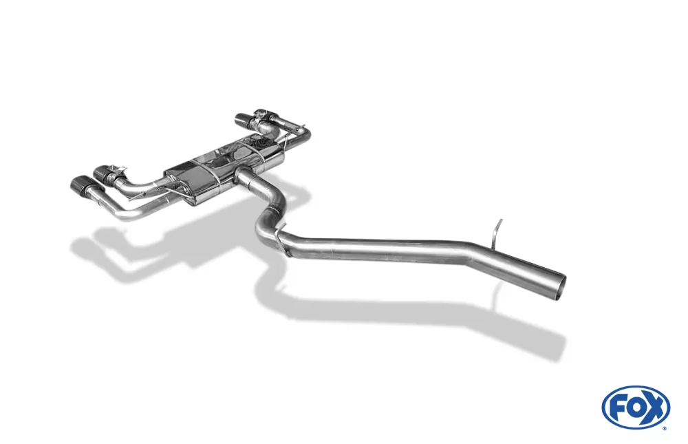 Cupra Ateca/ Seat Ateca Cupra 4x4 - 5FP  Halbanlage ab Kat - 2x106x71 Typ 32 rechts/links Anthrazit - mit 2 elektronischen Klappen