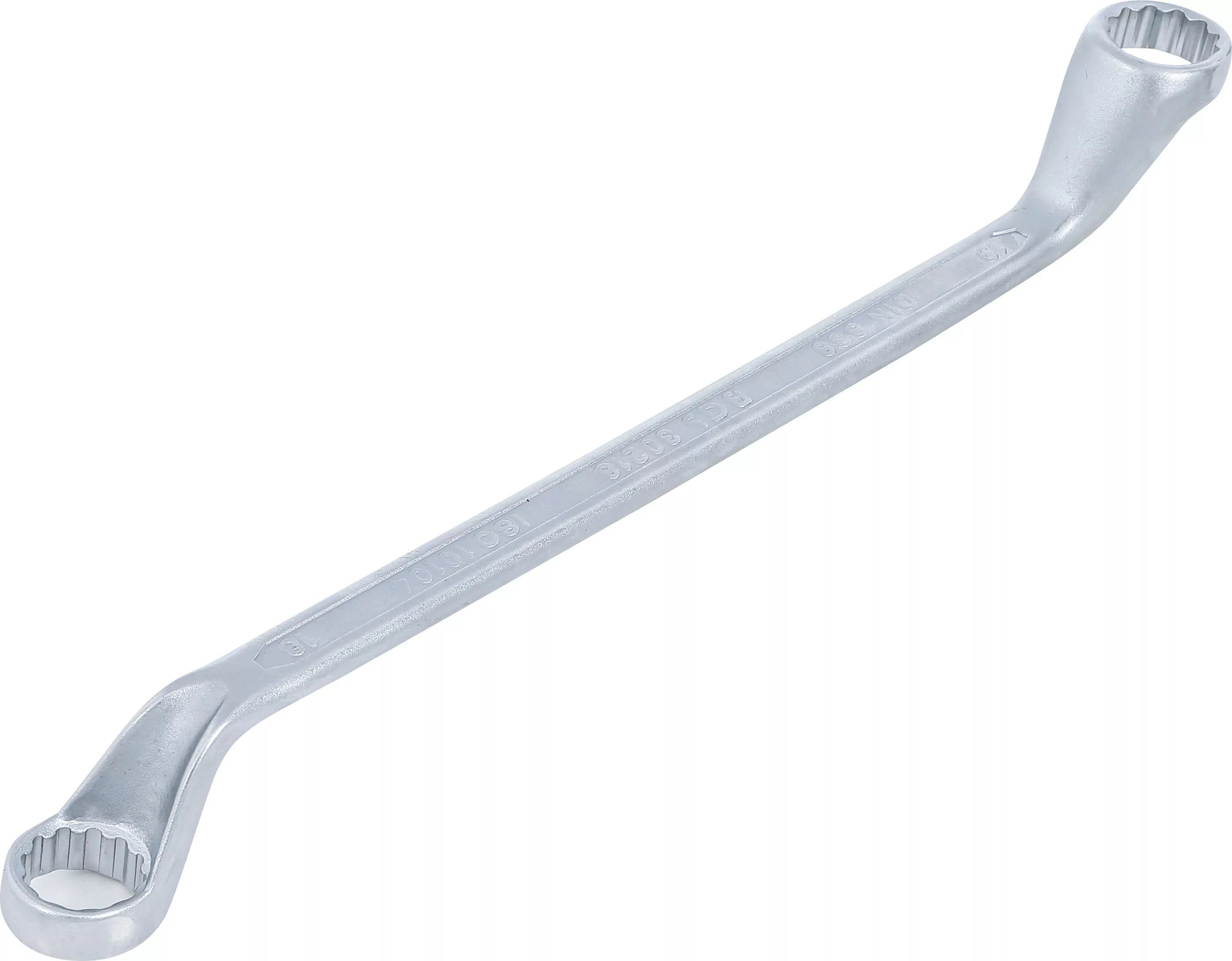 Doppel-Ringschlüssel | tief gekröpft | SW 18 x 19 mm