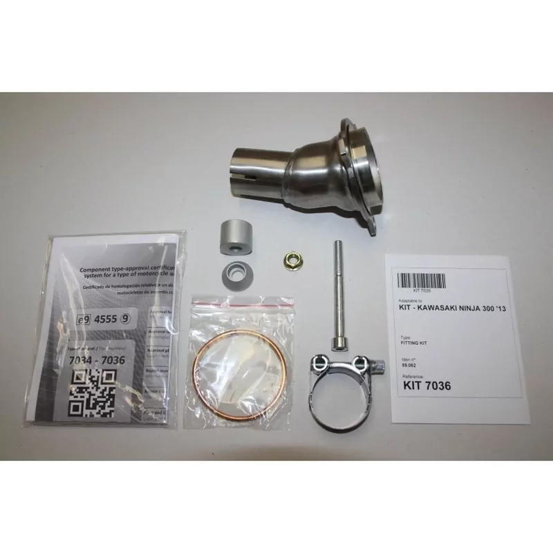 IXIL Endschalldämpfer HEXOVAL XTREM, ZX 300 R Ninja, 13-15 E-geprüft