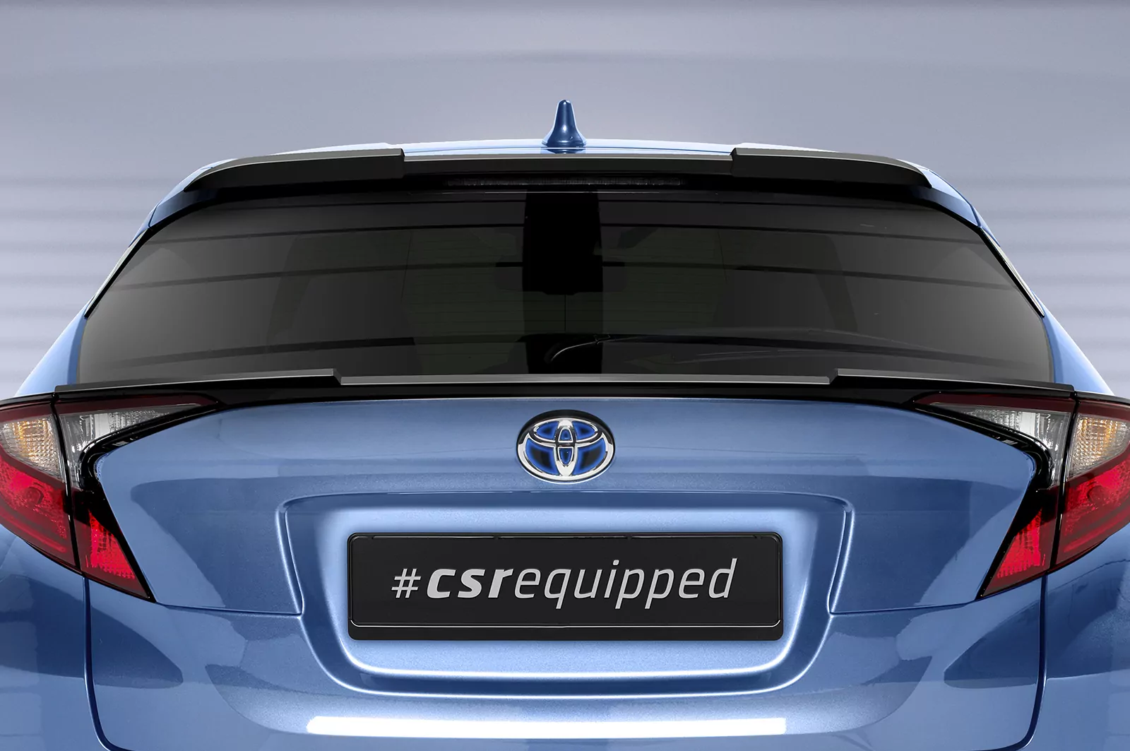 Heckflügel mit ABE für Toyota C-HR HF903 Schwarz Strukturiert