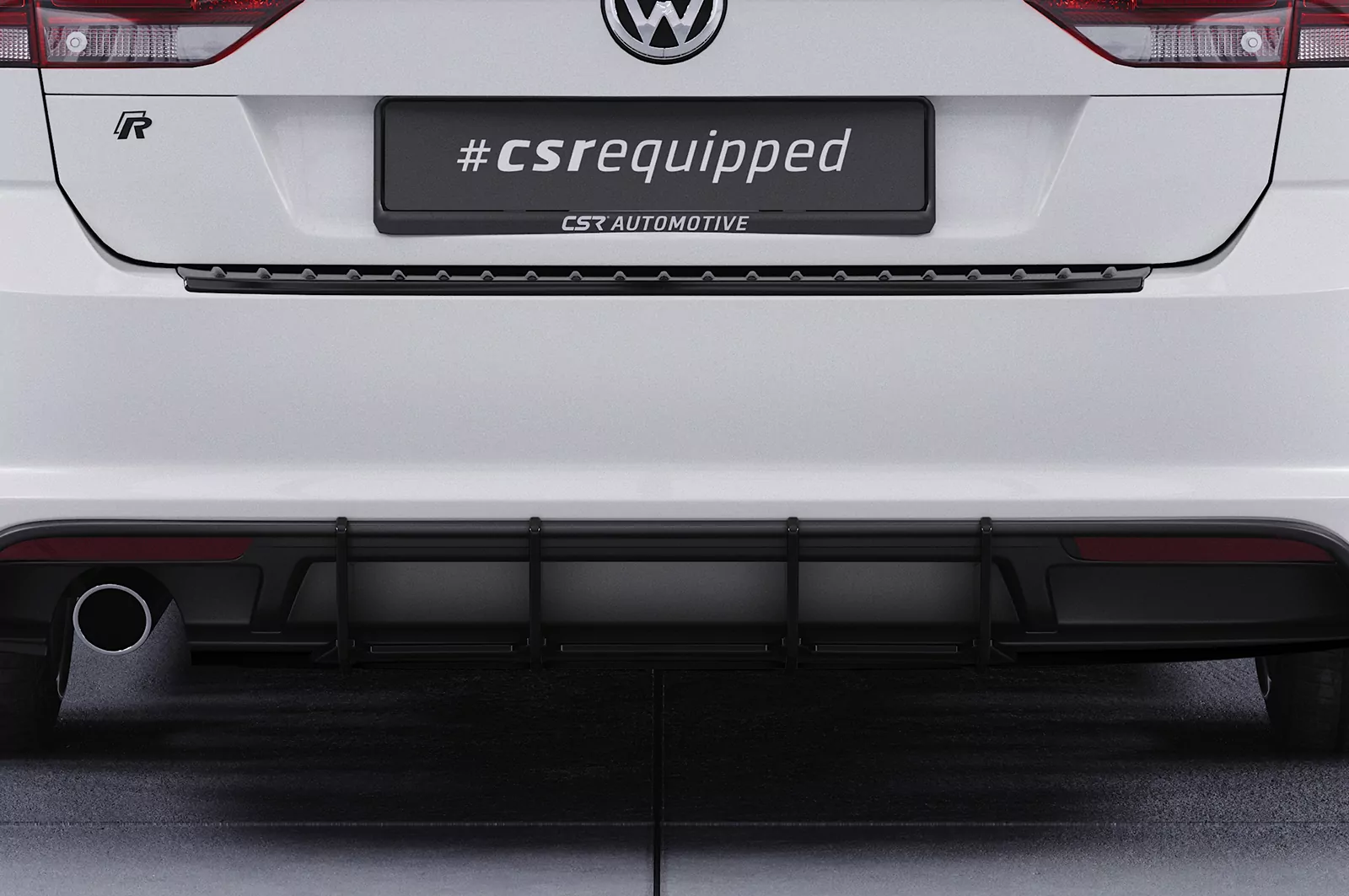 Racing Diffusor / Heckansatz für VW Golf 7 (Typ AU) GTD Variant HA358