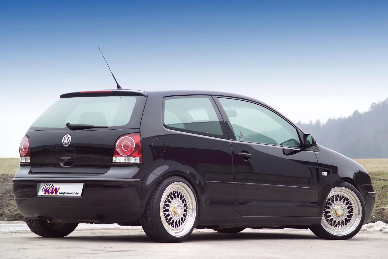 KW Gewindefahrwerk V1 inox VW POLO Stufenheck IV (9N, 9A4) 09/2002-