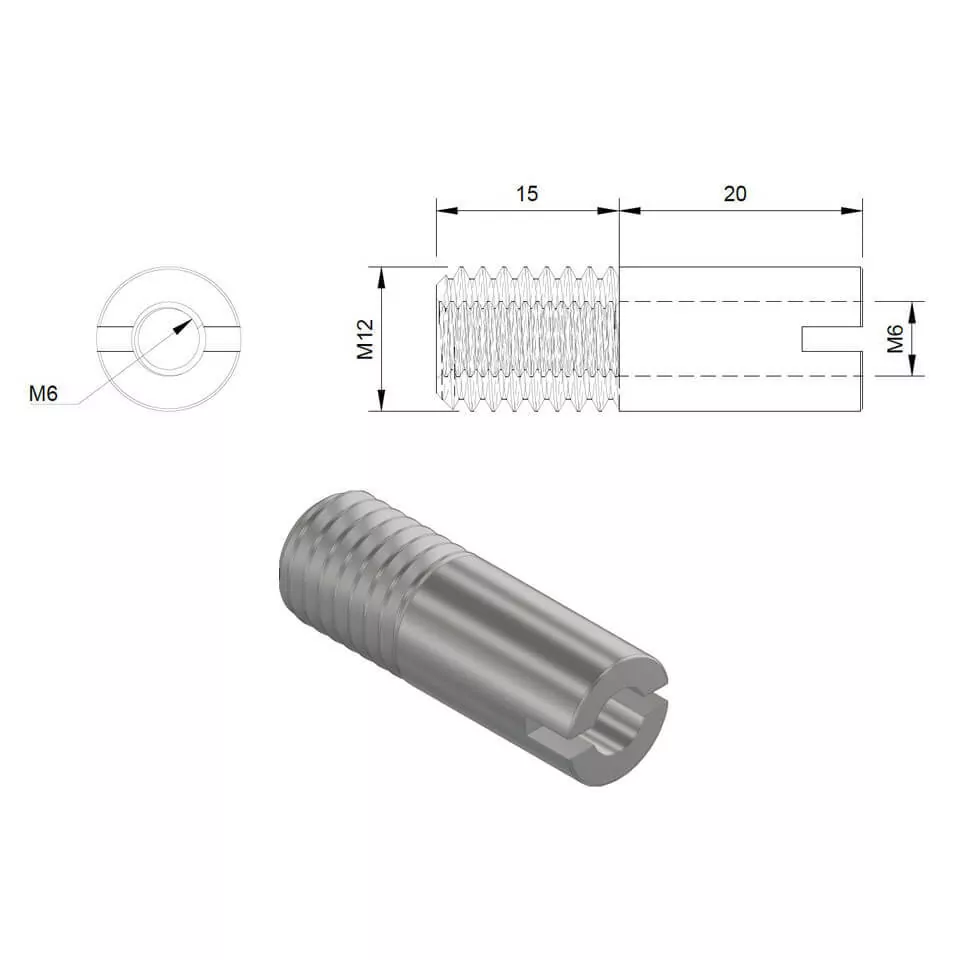 HIGHSIDER pro Lenkerendenadapter M12 für diverse BMW Modelle (Paar)