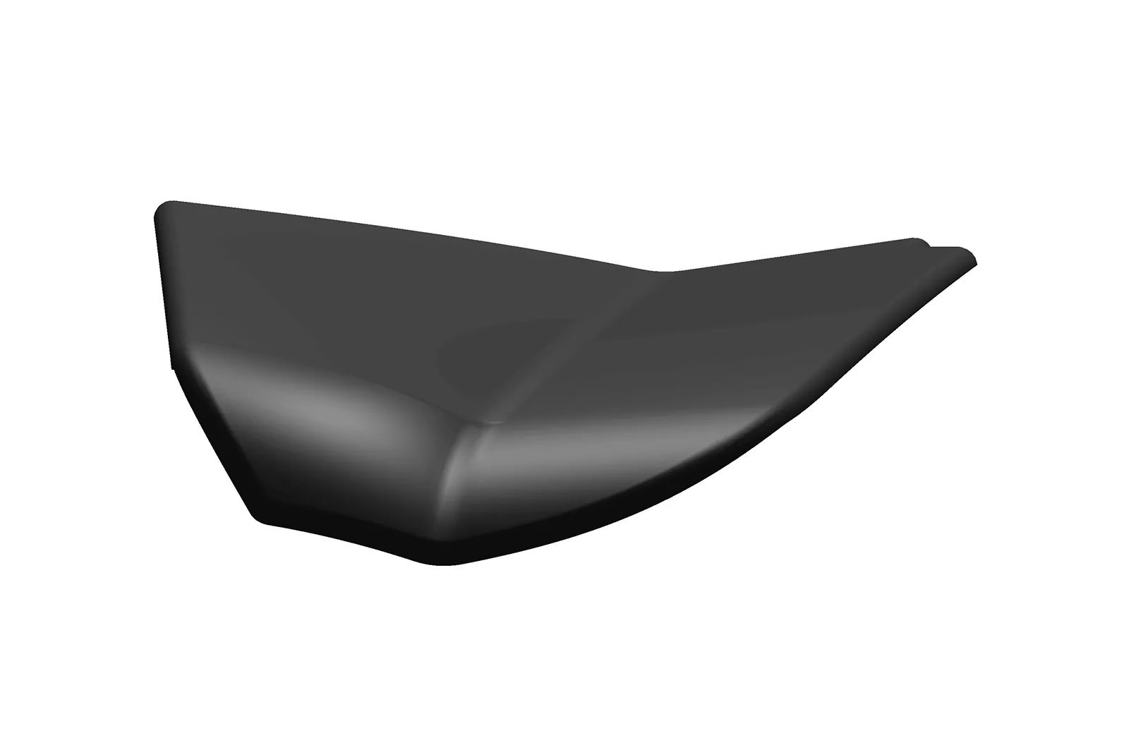 Heckflügel mit ABE für VW Touran / Touran GP HF627 Strukturiert (schwarz matt)