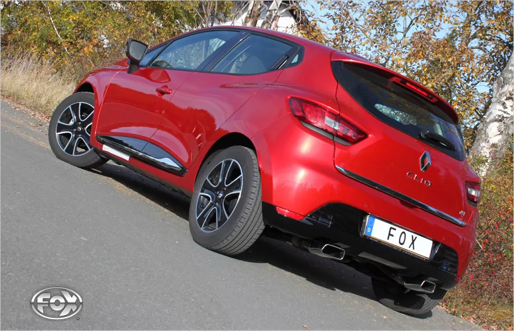 Renault Clio IV  Endschalldämpfer Ausgang rechts/links - 145x65 Typ 59 rechts/links