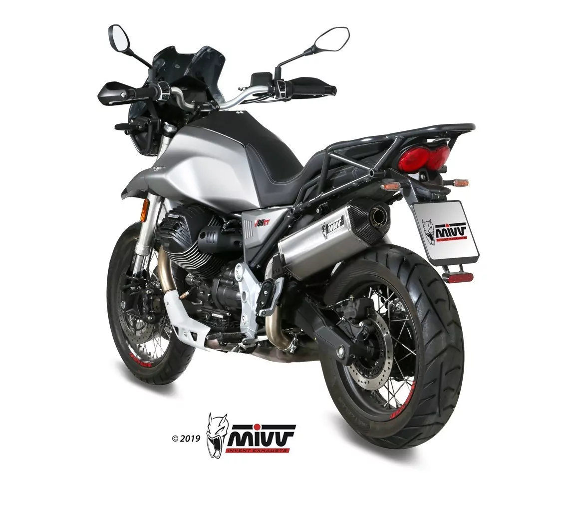 MIVV SPEED EDGE Edelstahl MOTO GUZZI V85 TT 2019 >