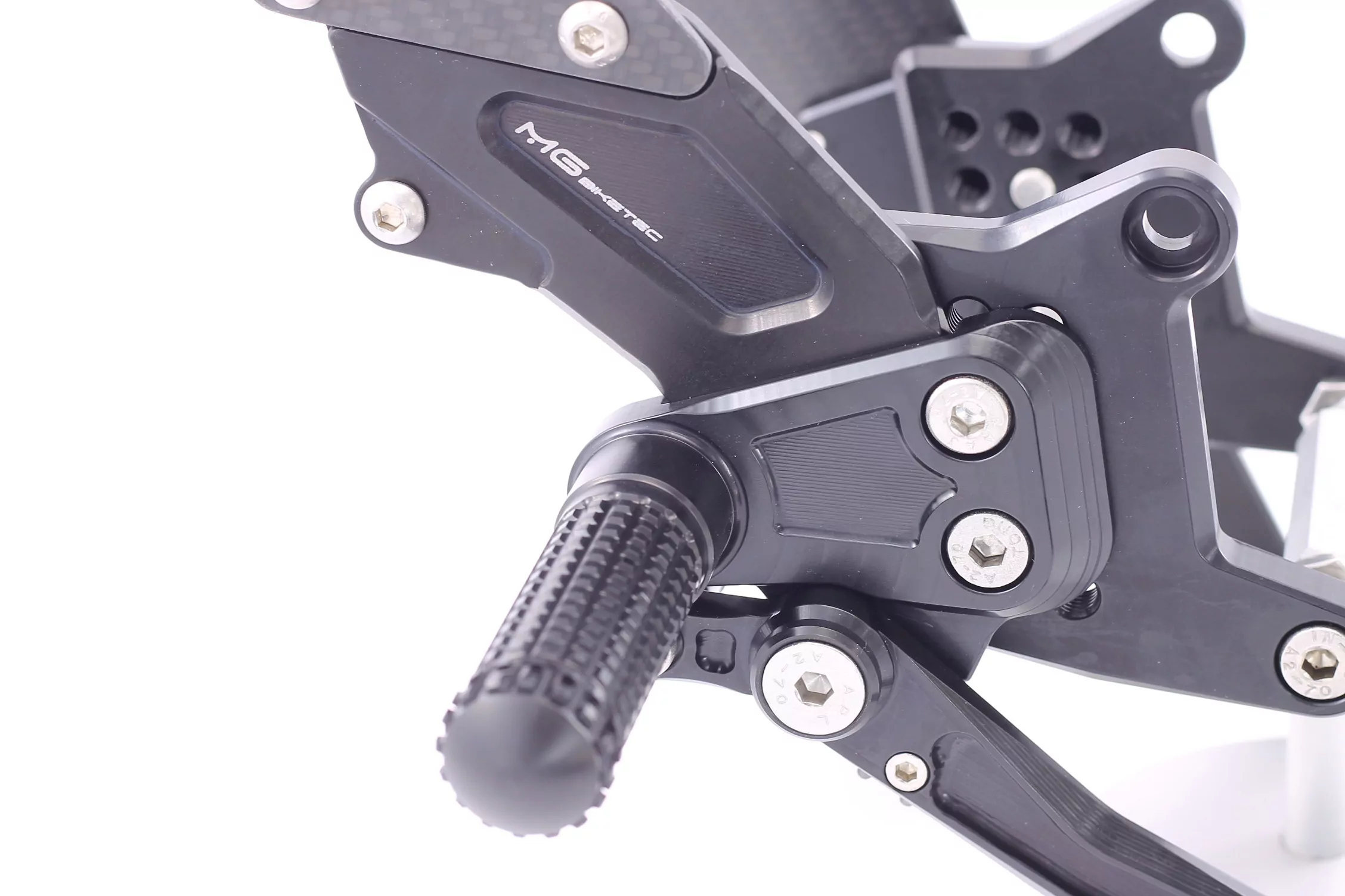 MG Biketec Sportfussrastenanlage / Rastenanlage / Fussrastenanlage mit ABE, gültig in D - A - CH für KTM 1290 Super Duke GT ab 2016-2020