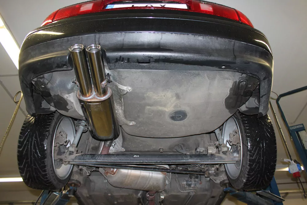 Audi 80/90 - Typ 89, B3 Limousine/ Coupe/ 80 B4 - Cabrio  Endschalldämpfer - 2x76 Typ 13